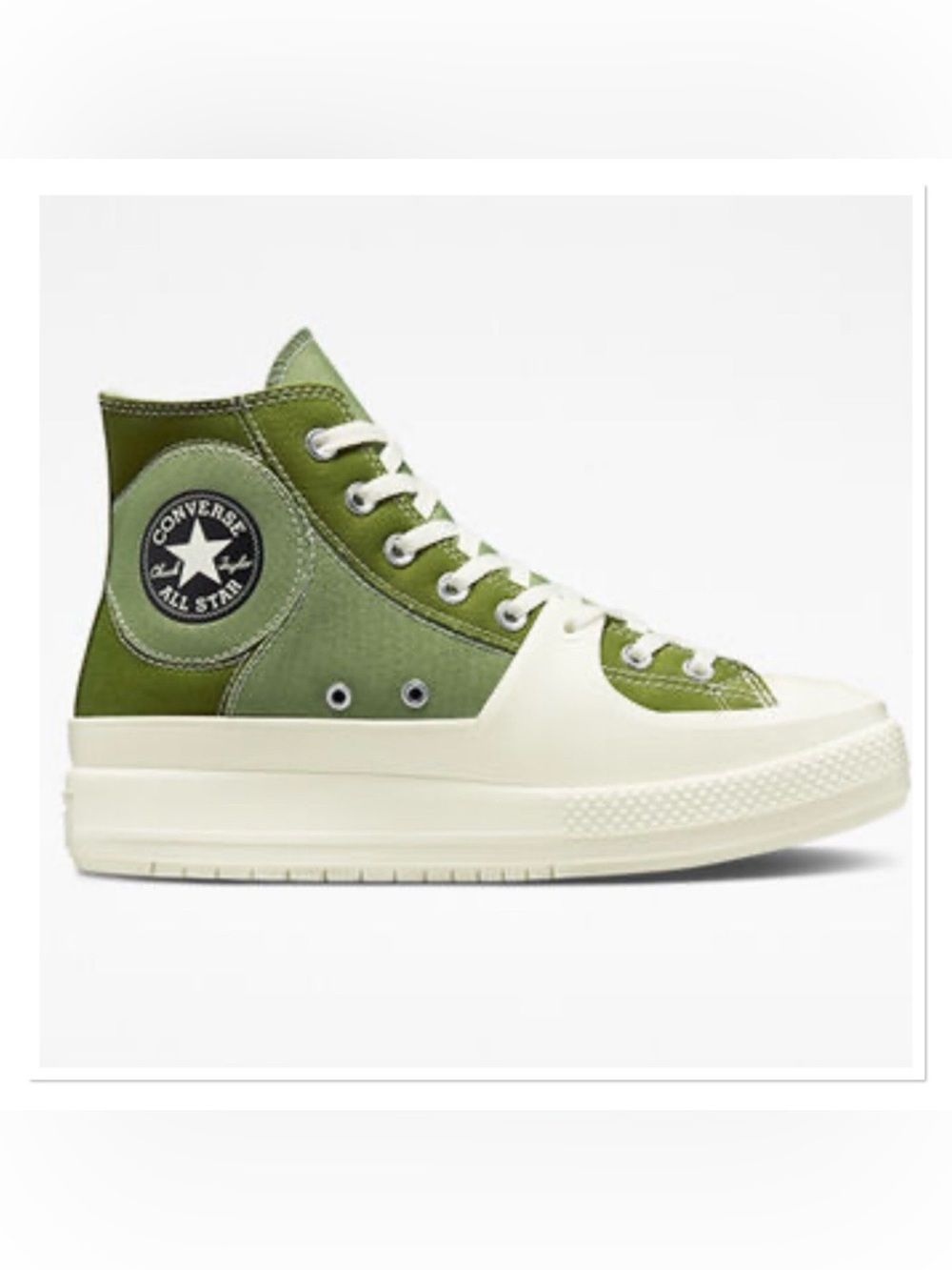NEW Converse | Chuck Taylor All Star Construct HighTop Alligator Green M/7.5 F/9